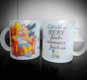 Caneca de chopp jateada 320ml