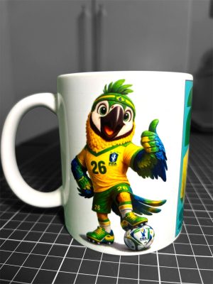 Caneca com sua figurinha - Seleções - Copa do Mundo 2026