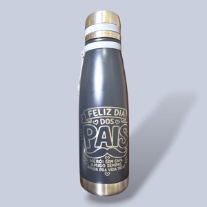 Garrafa Térmica Personalizada Dia dos Pais – 650ml | Gravação a Laser
