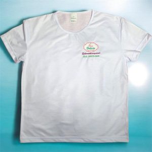 KIT 2 CAMISAS BABY LOOK BORDADA COM SUA LOGOMARCA